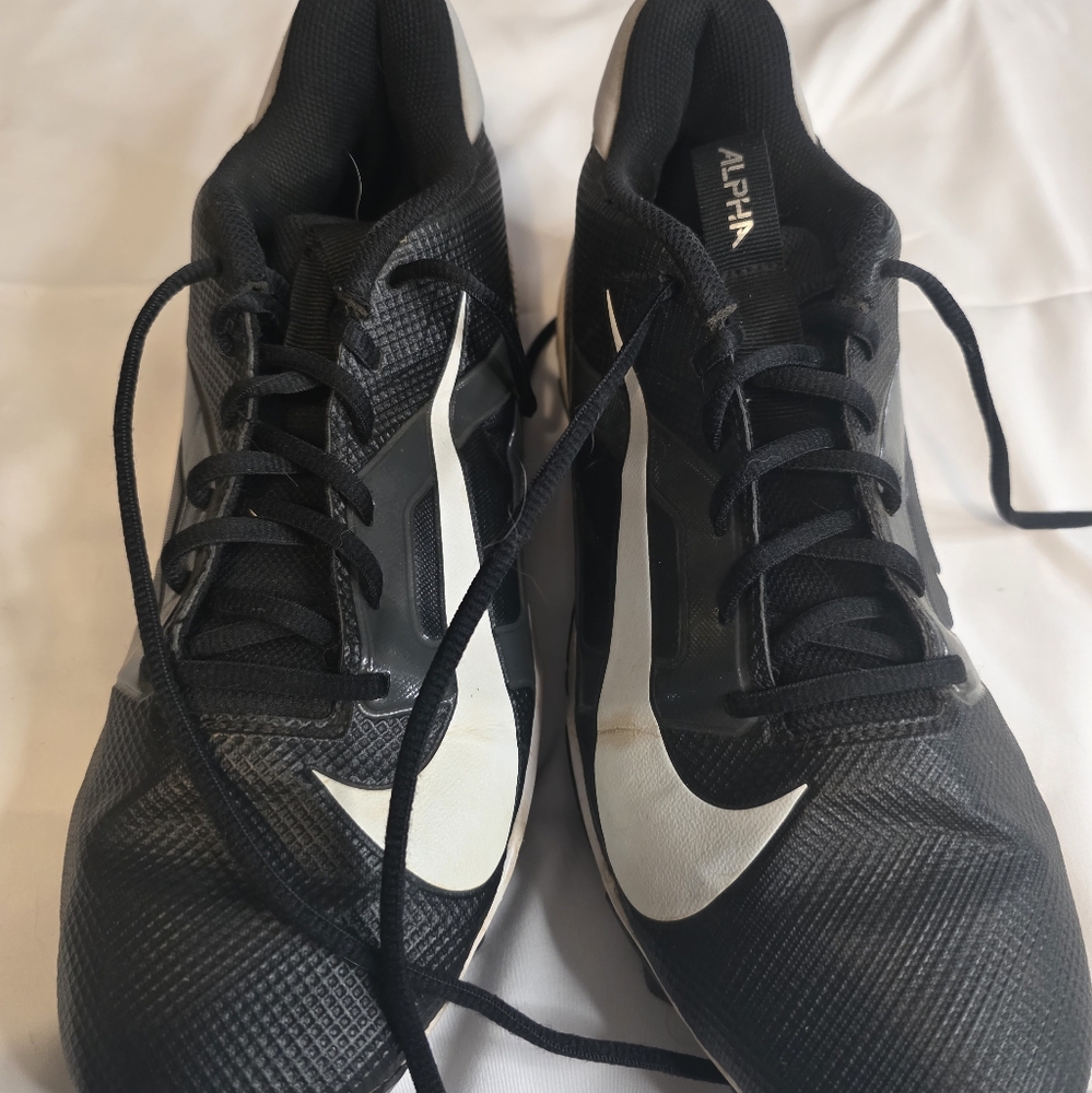 Nike Black and White Cleats